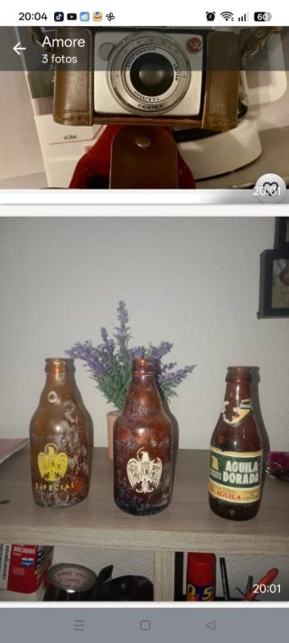 Botellas Cerveza Águila Dorada y Especial