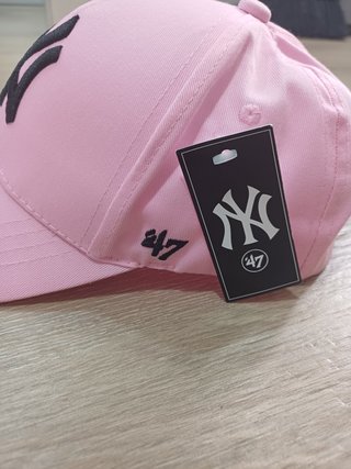 Gorra New York Yankees Rosa y Negra