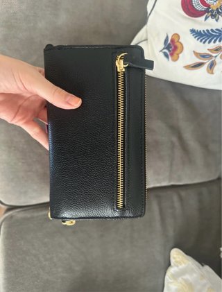 Cartera ICAB Unisex Negra y Roja