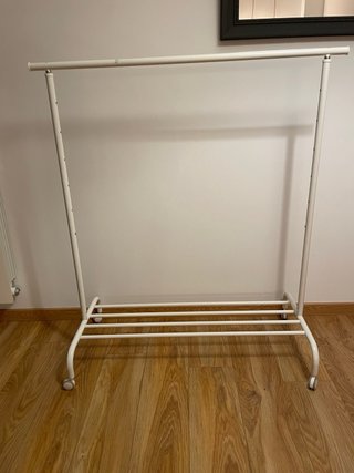 Burro Ropa Ikea Rigga Blanco
