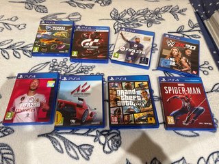 Lote Juegos PS4: FIFA, GT Sport, Spider-Man