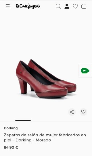 Tacones piel DorKing by Fluchos rojos