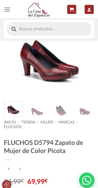 Tacones piel DorKing by Fluchos rojos