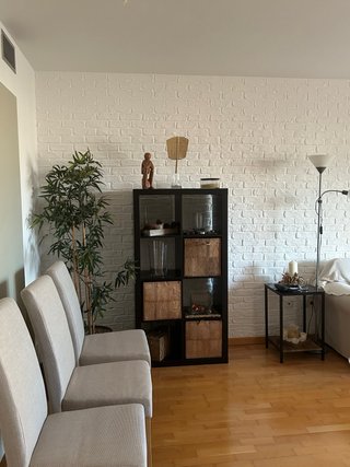 Estantería modular Ikea efecto madera
