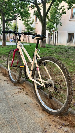Bicicleta Montaña Mujer 26 Blanca/Rosa