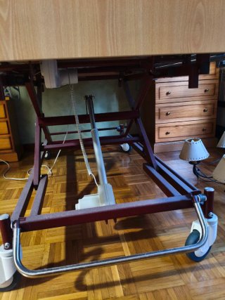 Cama articulada con barrera y colchón
