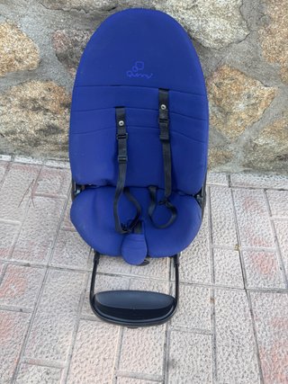 Capazo y silla para bebé Quinny azul