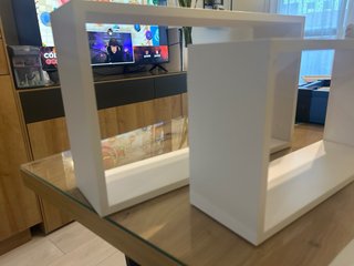 Juego Estanterías Cubo Madera Blanca