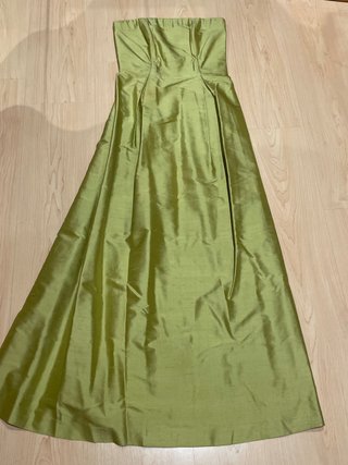 Vestido de fiesta verde para adolescente