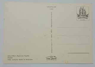 2 Postales Antiguas Mallorca Lluc y Palma 1962