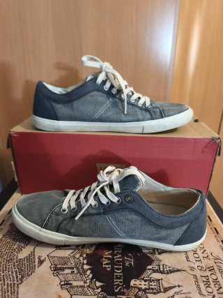 Zapatillas tela Levis grises
