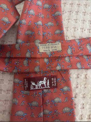 Cravatta Hermès Tartarughe