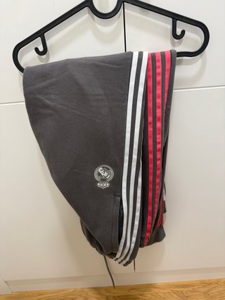 Chándal Real Madrid Adidas Gris Rosa