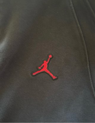Sudadera Jordan Negra con Cremallera
