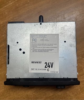 Radio Cassette Renault Blaupunkt 24V Original