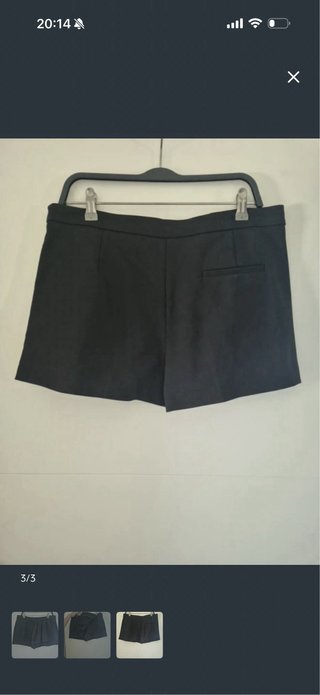 Falda pantalón Zara negra