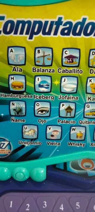 Mini ordenador interactivo infantil