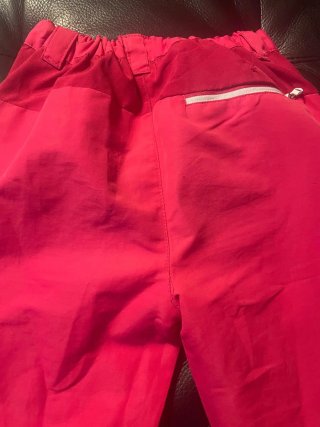 Pantalón senderismo niña rosa fucsia