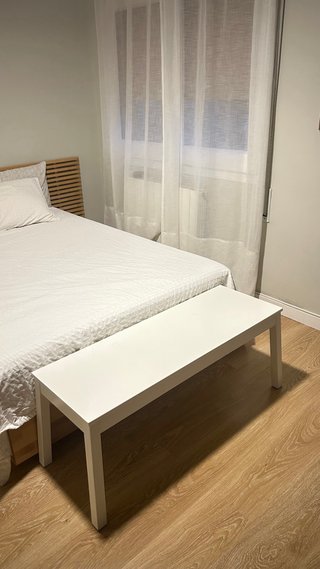Banco blanco Ikea