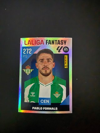 Cromo La Liga Fantasy Pablo Fornals 272 pts