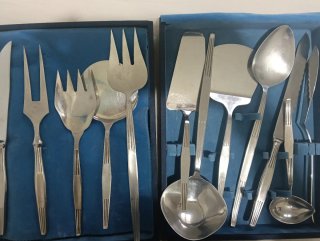 Set Cubiertos acero inoxidable para Servir