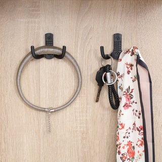 Mueble de Entrada 4 en 1 en Aglomerado con Espejo,
