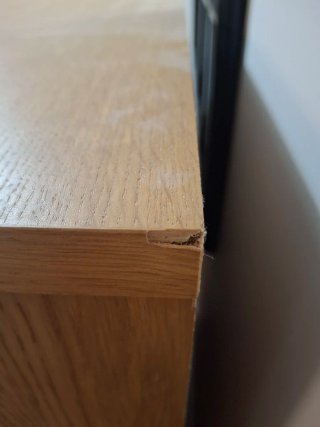 Cómoda MALM 6 cajones roble Ikea