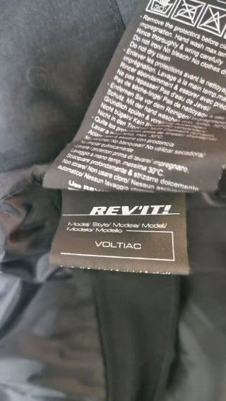 Chaqueta de moto REV'IT! Negra