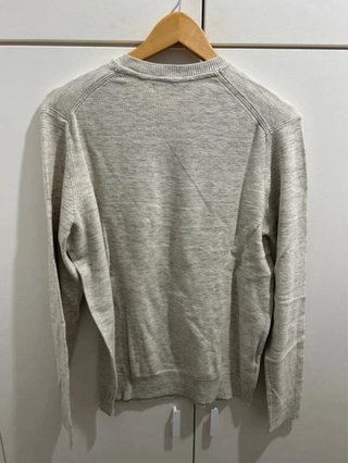 Jersey Mango Hombre Gris
