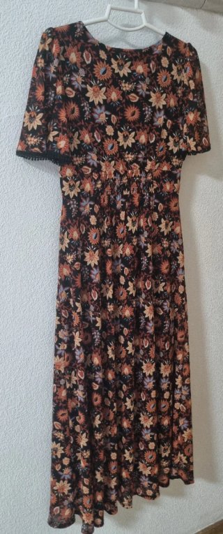 Vestido Springfield floral talla S