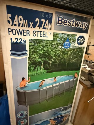 Piscina Bestway Power Steel 5,49 × 2,74 × 1,22 m
