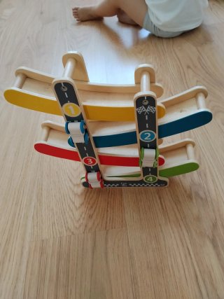 Circuito Coche Hape Pista Madera