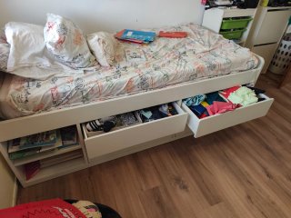 Estructura Cama Ikea 4 Cajones Grandes