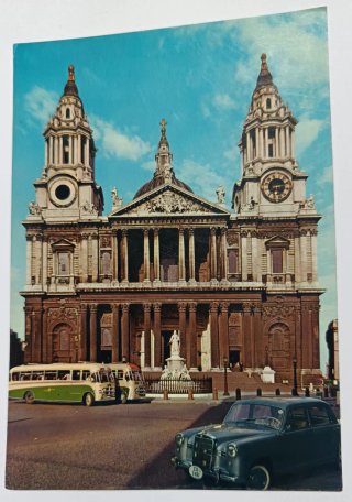 2 Postales Antiguas: Londres y Aranjuez