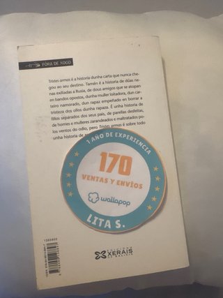 Tristes armas 9788499148847 Marina M. como nuevo
