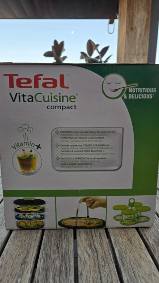 Vaporera Tefal VitaCuisine compact 4 pisos