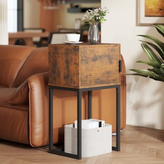 Mesa consola estrecha, armario, diseño industrial,