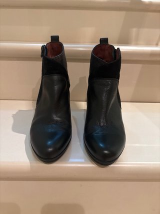 Botines Hispanitas Piel y Ante Talla 38