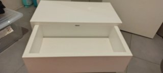 2 Mesitas Noche Flotantes Blancas