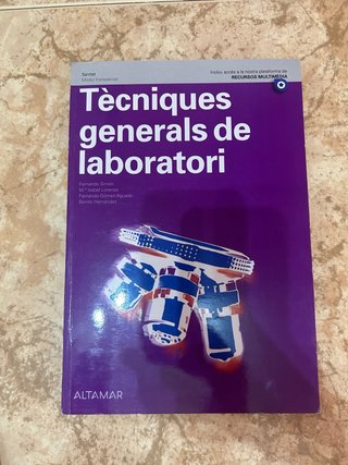 Libro Tècniques Generals de Laboratori