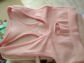 Top deportivo rosa talla L