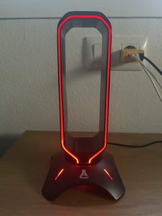Soporte para Cascos con Luces LED