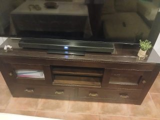 Mesa TV Marrón