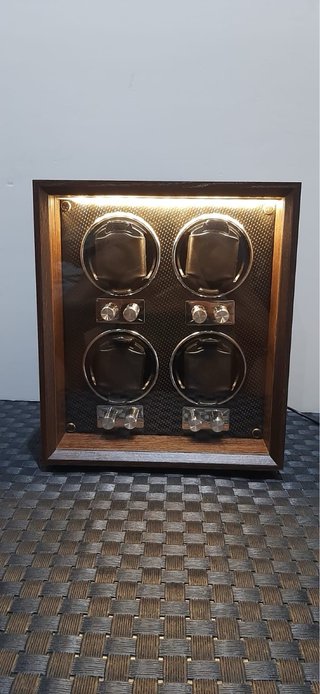 caja giratoria para 4 relojes automaticos