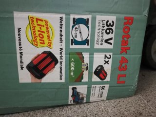 Cortacésped Bosch a batería