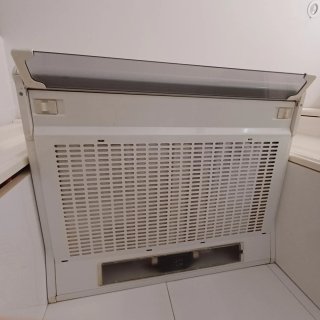 Campana extractora integrada blanca