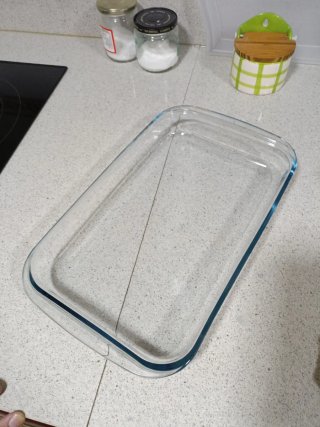 Bandeja Horno Cristal Rectangular