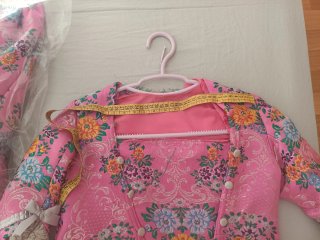 Traje Fallera Niña Morado y Rosa