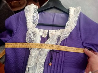 Traje Fallera Niña Morado y Rosa