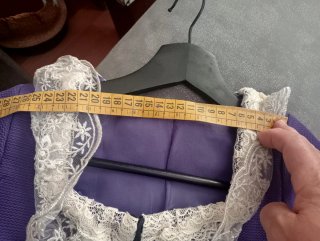 Traje Fallera Niña Morado y Rosa